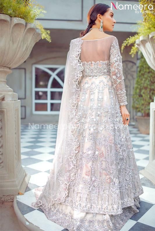 White Pakistani Bridal Gown