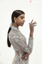 White Pakistani Dress