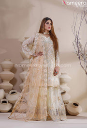 White Pakistani Dress