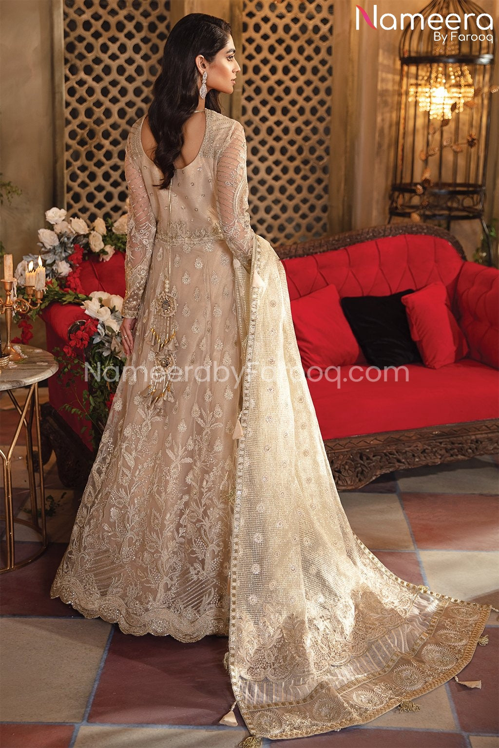 White Pakistani Dress