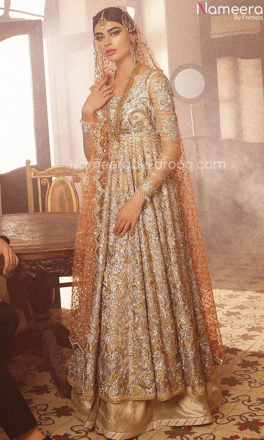 white pakistani gharara