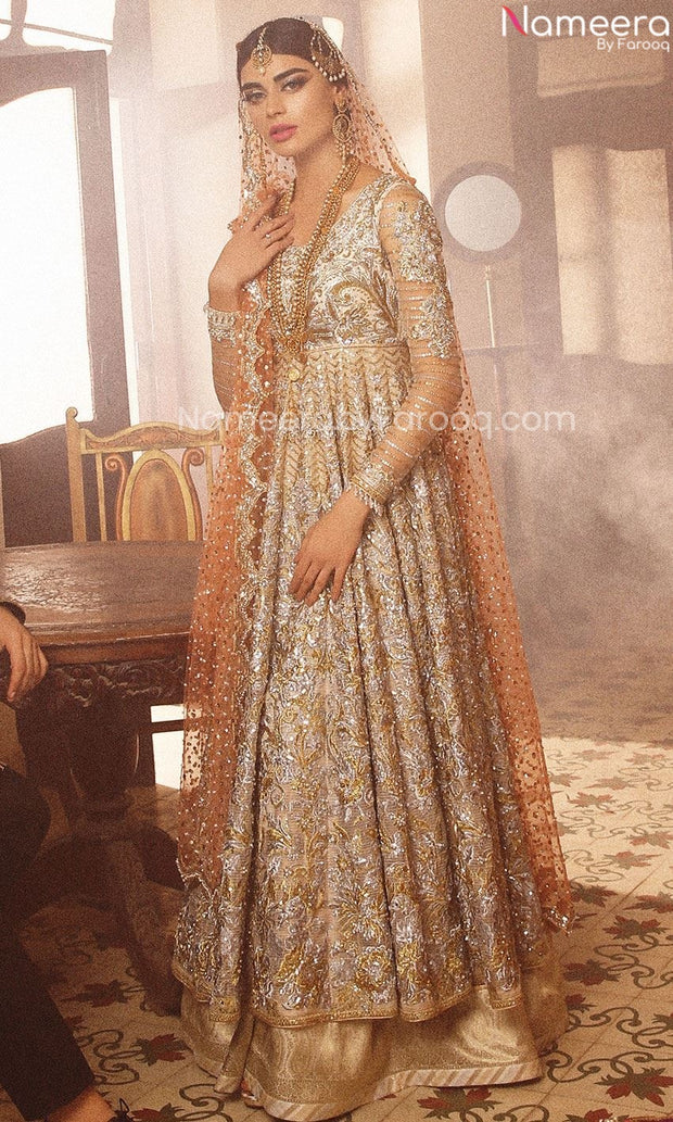 white pakistani gharara