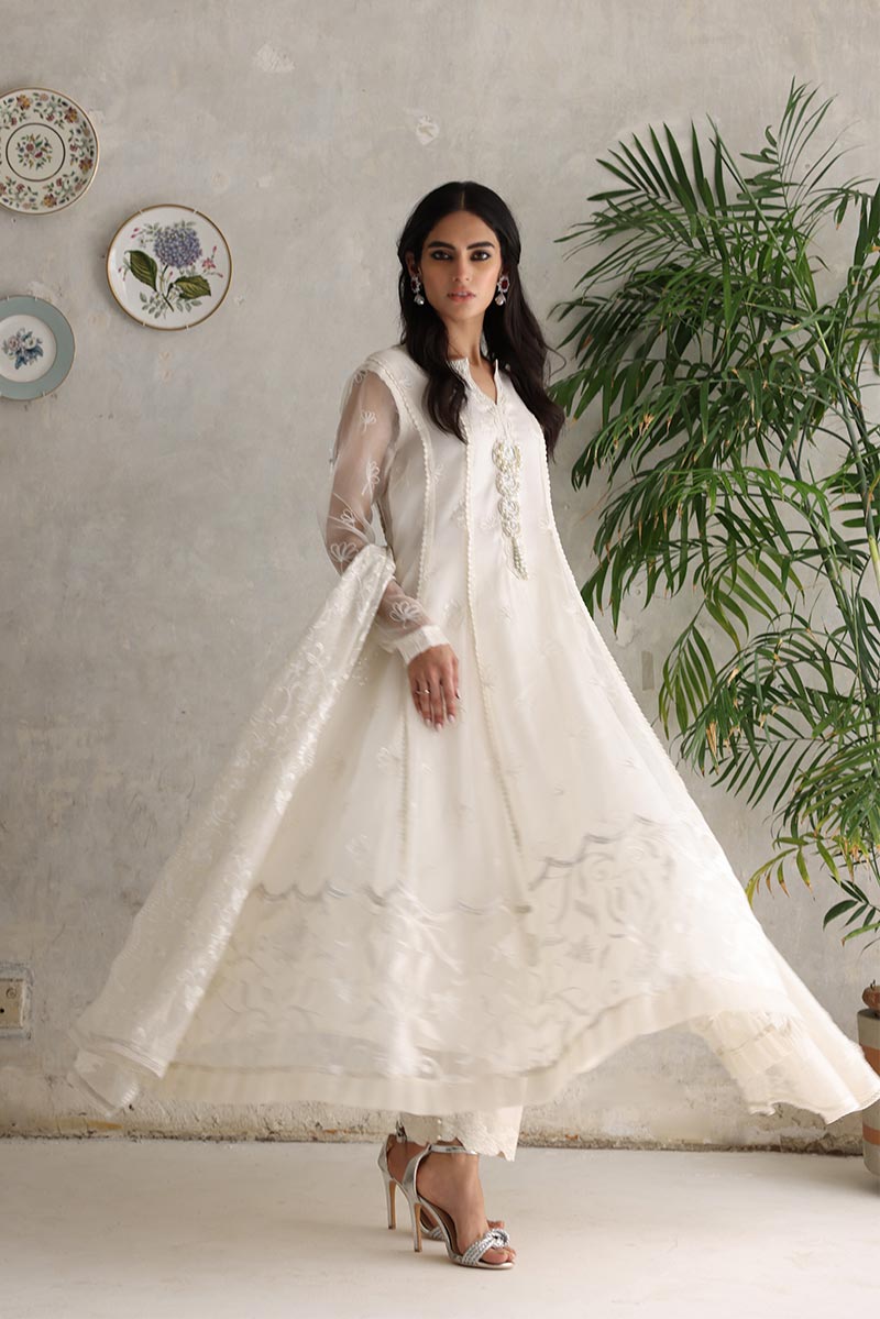 White Salwar Kameez