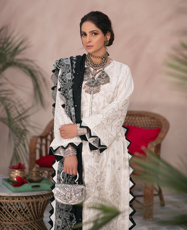 White Shalwar Kameez