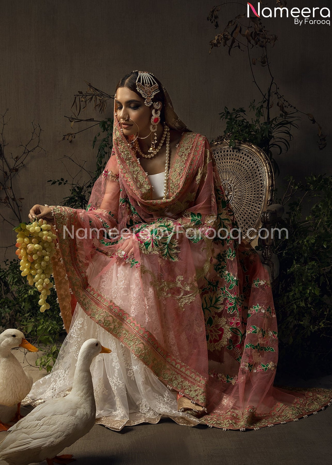 Designer White Sharara Dress 2021