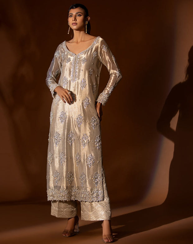 silk dress salwar kameez Swoon- Stunning White Pure Raw Silk Shalwar Kameez Ensemble By- Hussain Rehar