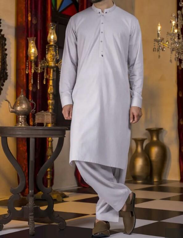 Elegant Polyester Viscose Men Formal Shalwar Kameez 2019