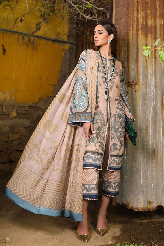 Women's Pakistani formal dress 2019 of lawn