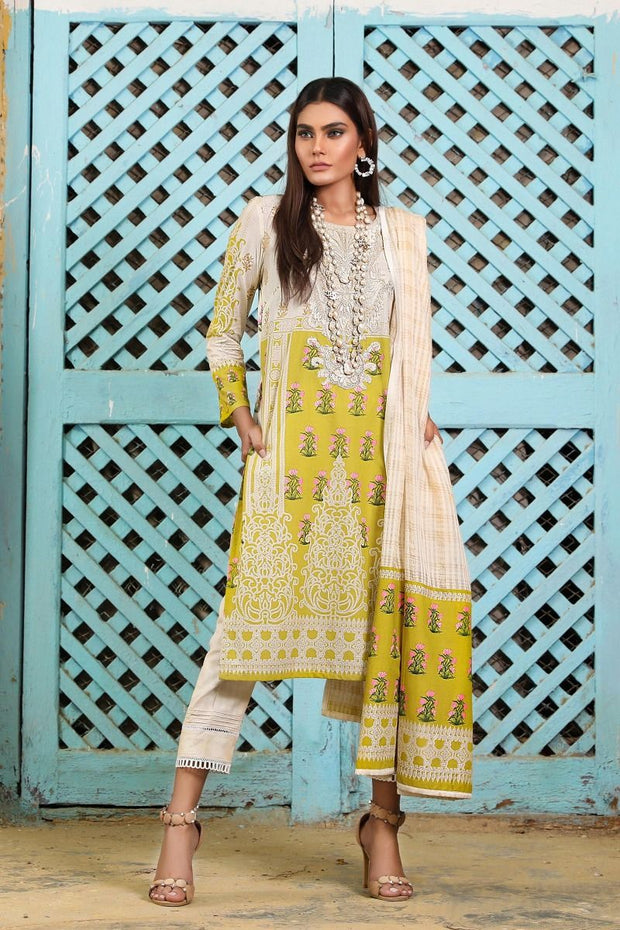 Women's dress of latest Pakistani fashion 2019