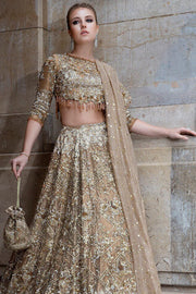 Yellow Bridal Lehenga Choli