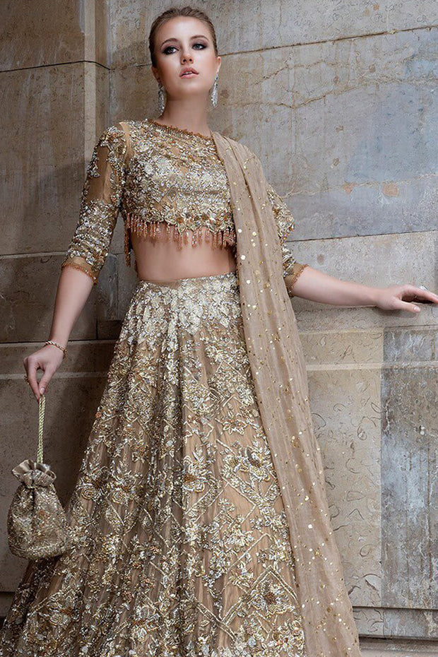 Yellow Bridal Lehenga Choli