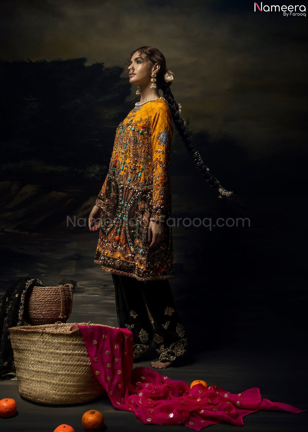 Yellow Embroidered Suit 2021