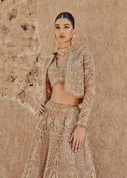 Yellow Golden Lehenga Choli Dress Indian Bridal 2023
