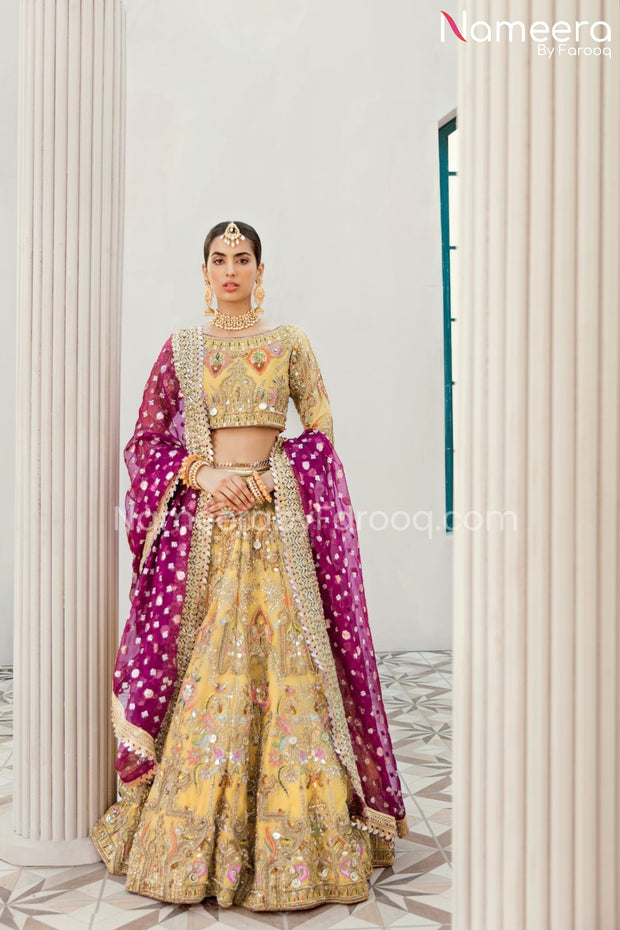 Yellow Lehenga Choli Online