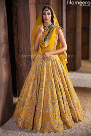 Yellow Lehenga Choli