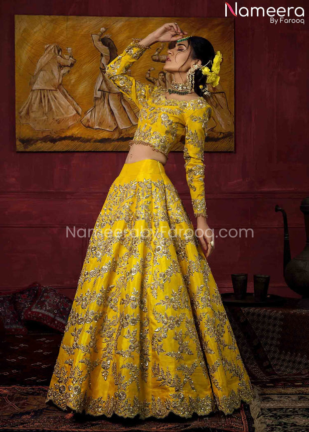 Yellow Lehenga Choli
