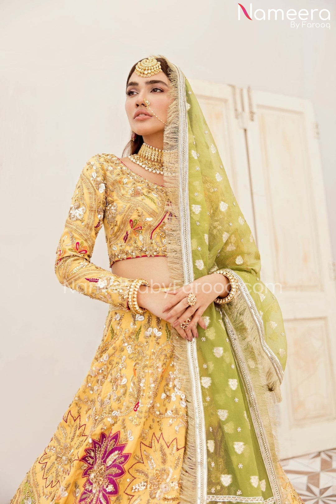 Yellow Lehenga Choli