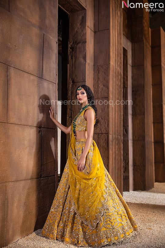 Yellow lenghas hot sale