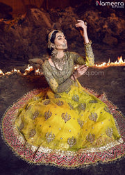 Yellow Mehndi Dress