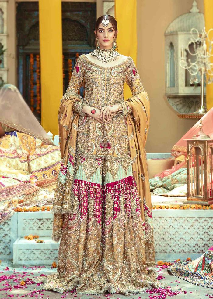 Yellow Sharara Suit 