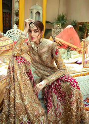 Yellow Sharara Suit Online