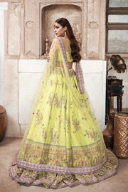 Yellow Silk Lehenga Choli for Pakistani Wedding Wear 2022