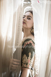 Black Wedding Dress Pakistani Designer Attire #PN399