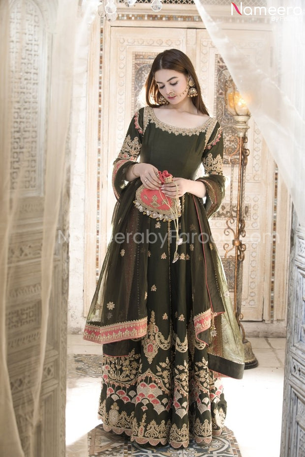 Black Wedding Dress Pakistani 2021