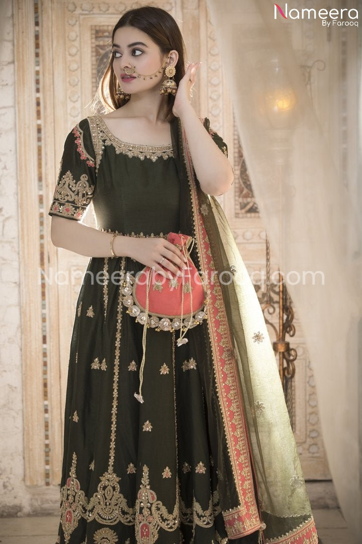 Black Wedding Dress Pakistani 2021