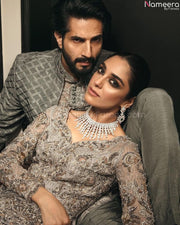 alia bhatt Grey Lehenga 