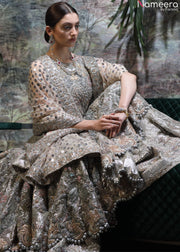 alia bhatt Grey Lehenga 