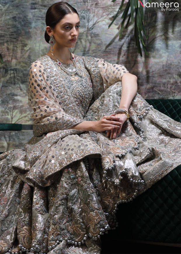 alia bhatt Grey Lehenga 