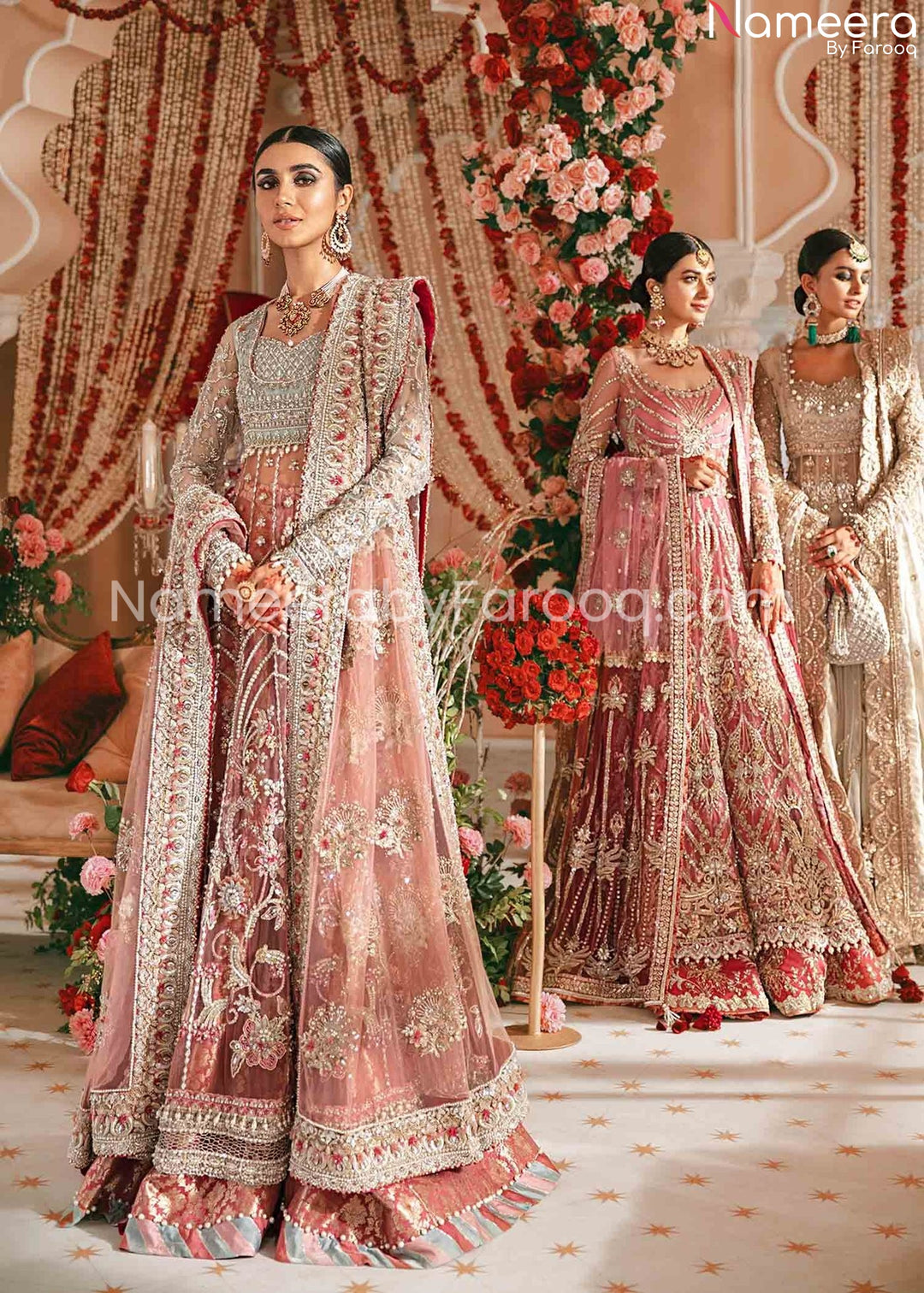 anarkali bridal lehenga