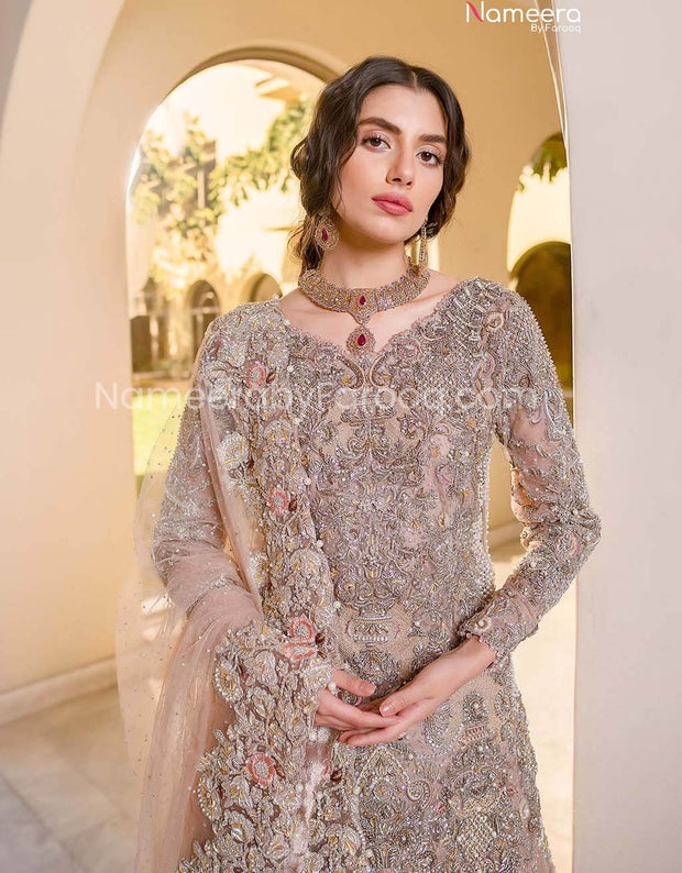 anarkali bridal lehenga