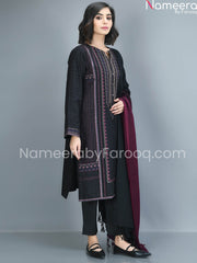 Black dress pakistani embriodered