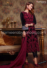 Purple Pakistani Wedding Party Dress #PN107