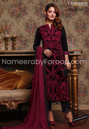 black purple pakistani wedding party 