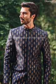 black sherwani