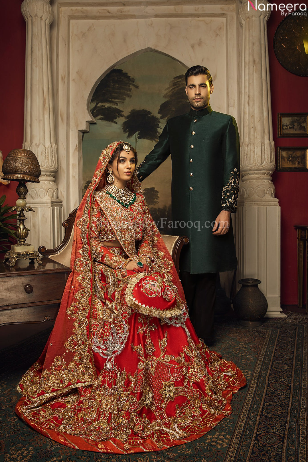 black sherwani for men