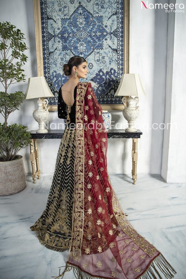Black Velvet Lehenga Choli 2021