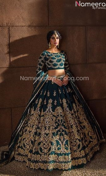 blue lehenga choli