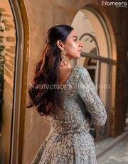 blue lehenga choli