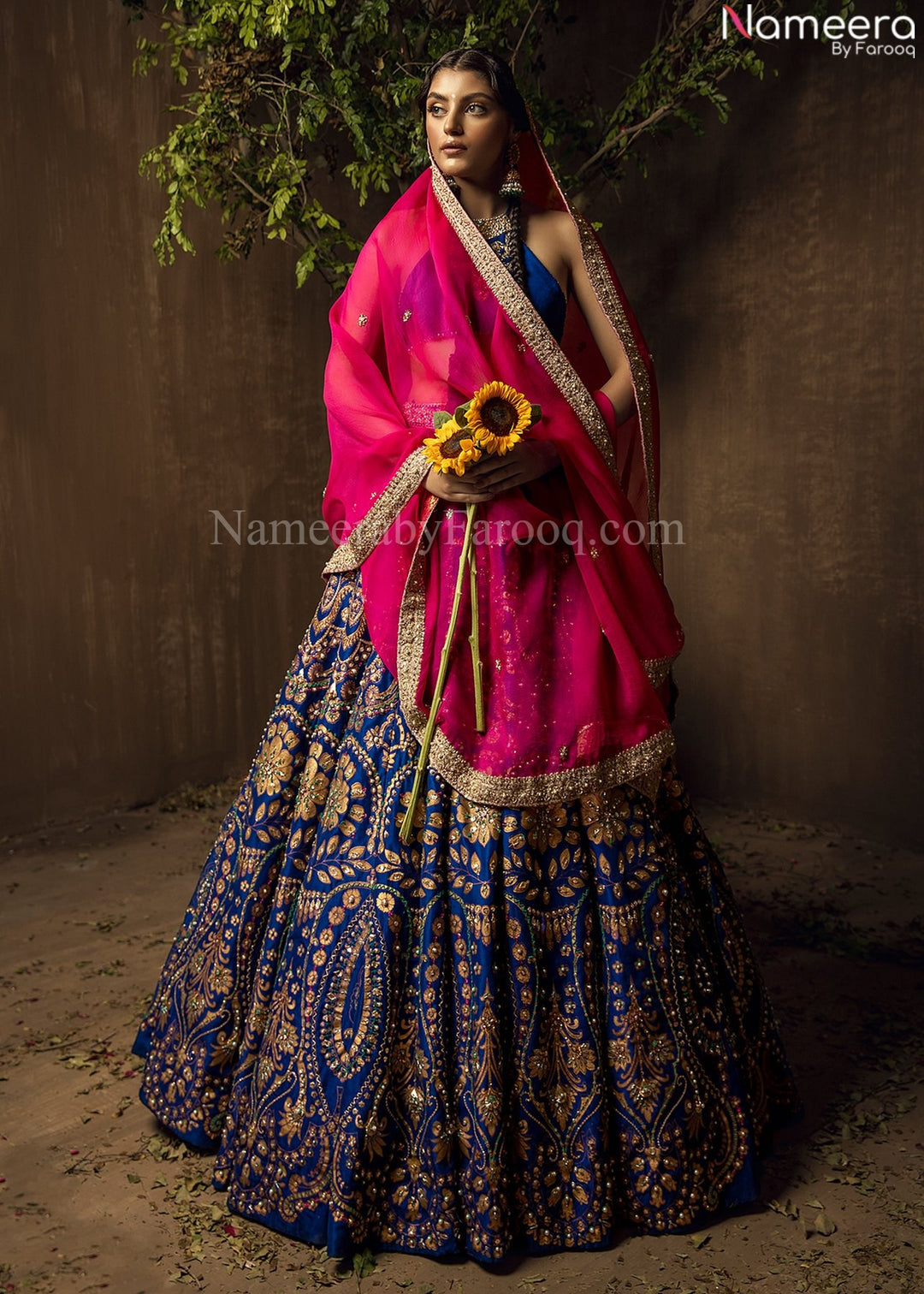 Blue Lehenga for Wedding