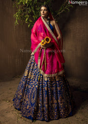 Blue Lehenga for Wedding