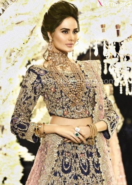 Blue lehnga choli