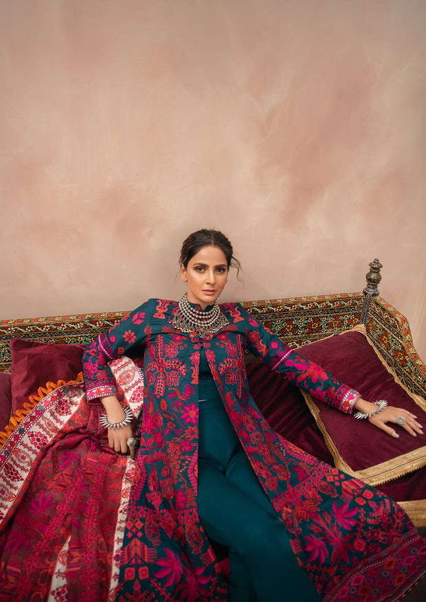Blue Shalwar Kameez Pakistani