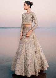 Beautiful bridal embroidered lehnga dress in lavish pink color # B3367