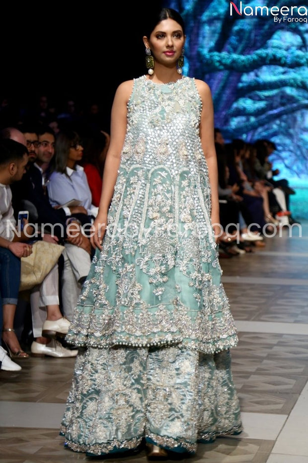 sea green bridal couture