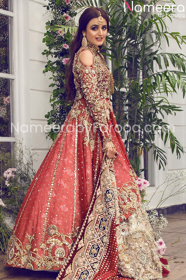 bridal frocks pakistani designer dress 2021