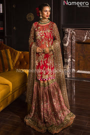bridal gharara pakistani